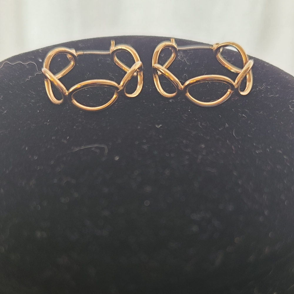 Gold-toned earrings